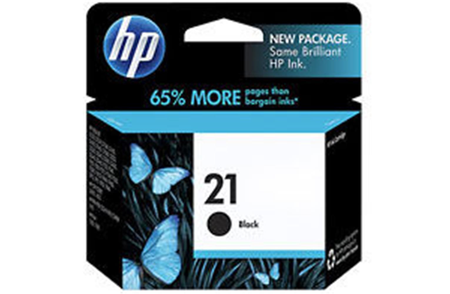 HP 21 Black (Siyah) Standart Kapasite Orijinal Mürekkep Kartuşu (C9351AE)