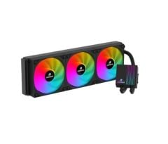GameBooster PRIME P360B Rainbow Fanlı LGA1700‑AM5 Uyumlu 360mm CPU Sıvı Soğutma Sistemi (Siyah)
