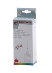 Print-Rite HP Uyumlu Üniversal Macenta (Magenta) Kırmızı Dye Mürekkep - 30ml (Tüm Mürekkepli HP Yazıcılar ve Bitmeyen Kartuş Sistemleri İçin)
