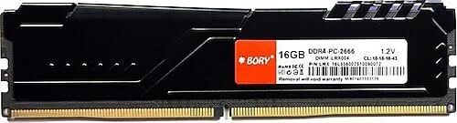 16 GB DDR4 2666MHZ BORY SOGUTUCULU KUTULU DESKTOP