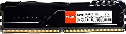 16 GB DDR4 2666MHZ BORY SOGUTUCULU KUTULU DESKTOP