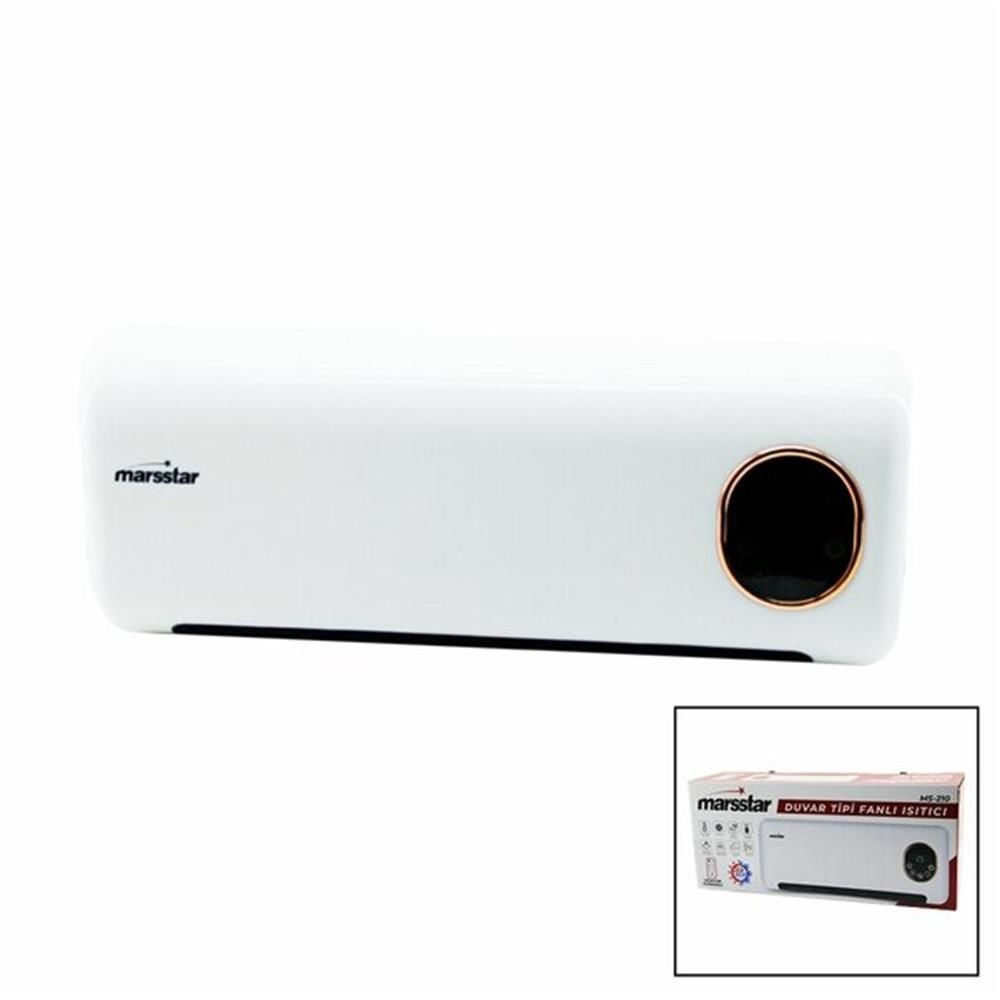 Marsstar MS-210 (MS-400) 2000 W Uzaktan Kumandalı Duvar Tipi Fanlı Isıtıcı