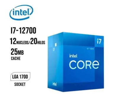 Intel Core i7-12700 2.10GHz 25MB LGA1700 12.Nesil Tray Fansız İşlemci