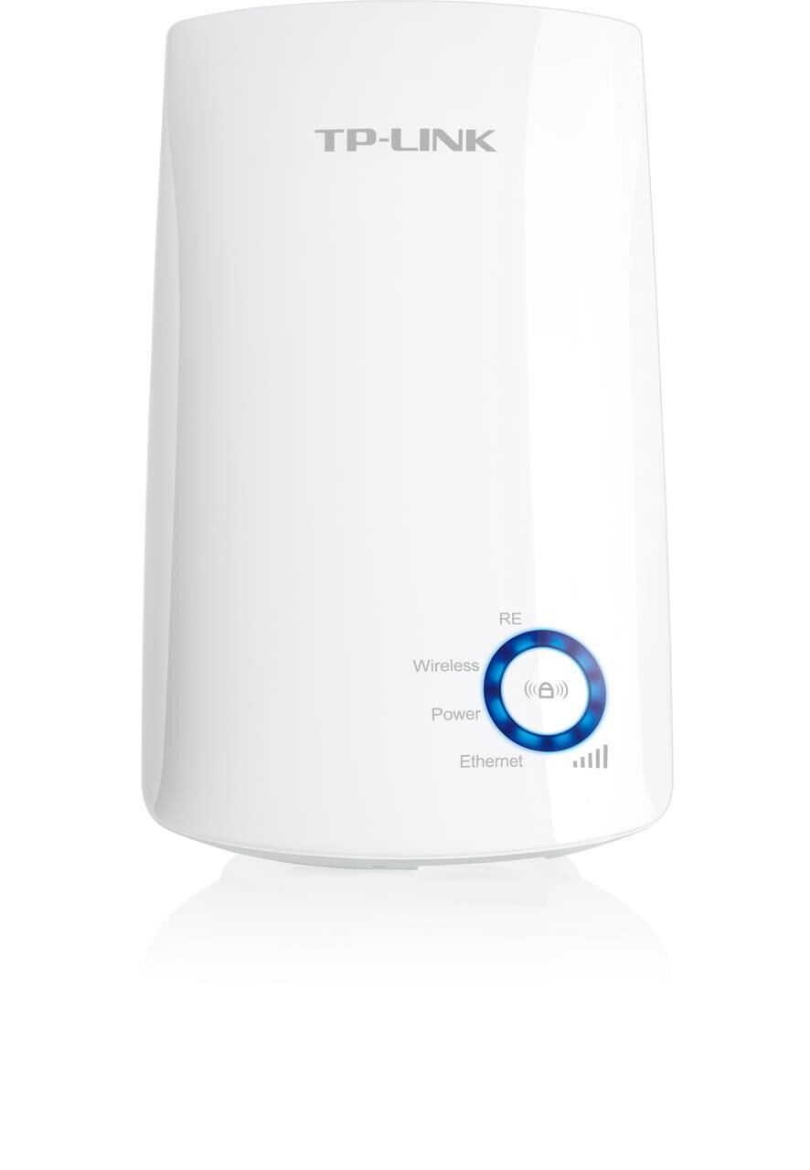 TP‑LINK TL‑WA850RE 300 Mbps IEEE 802.11n 2.4 GHz Wall‑Plug Menzil Genişletici – 1 x 10/100 Mb/s Ethernet, WPS, Tether Uygulama Desteği, Beyaz