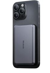 MCDODO MC-4641 20W 5000mAh Metal Ultra İnce Manyetik Kablosuz Power Bank Siyah