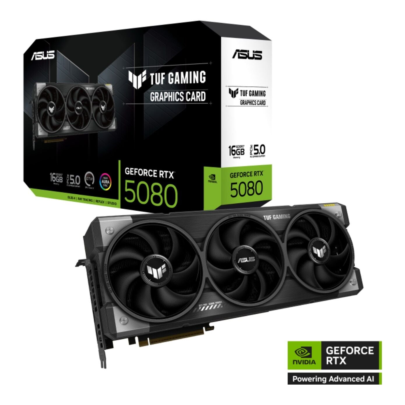 16 GB ASUS TUF-RTX5080-16G-GAMING RTX 5080 GDDR7 256bit 2xHDMI 3xDP RGB DLSS4 EK