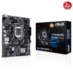 ASUS PRIME H510M‑F R3.0‑CSM Intel® H470 Çipset LGA 1200 Soket 10. ve 11. Nesil Intel® Core™ / Pentium® / Celeron® CPU Desteği PCIe 4.0 M.2 SATA HDMI VGA USB 5 Gbps DDR4 Micro‑ATX Anakart