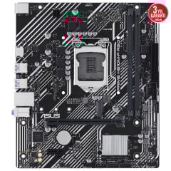 ASUS PRIME H510M‑F R3.0‑CSM Intel® H470 Çipset LGA 1200 Soket 10. ve 11. Nesil Intel® Core™ / Pentium® / Celeron® CPU Desteği PCIe 4.0 M.2 SATA HDMI VGA USB 5 Gbps DDR4 Micro‑ATX Anakart