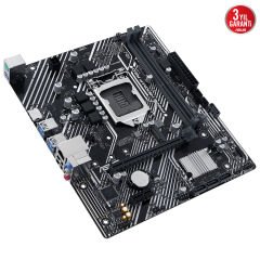 ASUS PRIME H510M‑F R3.0‑CSM Intel® H470 Çipset LGA 1200 Soket 10. ve 11. Nesil Intel® Core™ / Pentium® / Celeron® CPU Desteği PCIe 4.0 M.2 SATA HDMI VGA USB 5 Gbps DDR4 Micro‑ATX Anakart