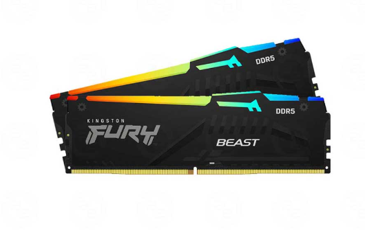 Kingston Fury Beast Black 16GB (2x8GB) DDR5 5200MHz CL36 EXPO/XMP Dual Kit Ram
