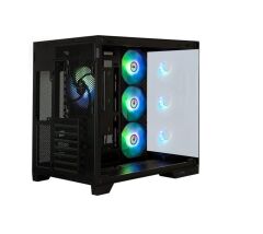 BitFenix MH100 1000W 80+ Gold Gen5 ATX 3.0 Tempered ARGB USB 3.1 ATX Siyah Mid Tower Oyuncu Kasası