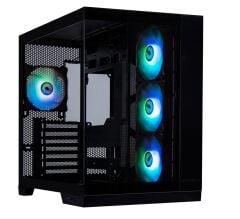 BitFenix MH100 1000W 80+ Gold Gen5 ATX 3.0 Tempered ARGB USB 3.1 ATX Siyah Mid Tower Oyuncu Kasası