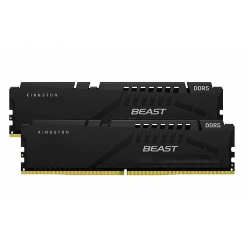 Kingston Fury Beast Black 32GB (2x16GB) DDR5 5200MT/s CL36 AMD EXPO Dual Kit Masaüstü RAM (KF552C36BBEK2/32)