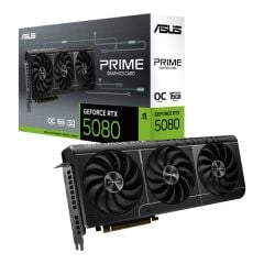 16 GB ASUS PRIME-RTX5080-O16G RTX 5080 GDDR7 256bit OC HDMI 3xDP DLSS4 EKRAN KAR