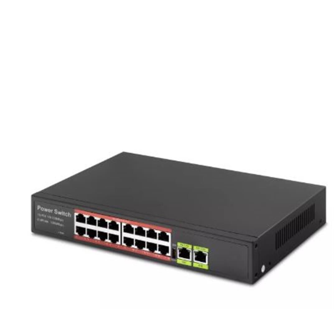 Hadron HD16 PoE Switch 2 Uplink 16+2 10/100/1000 Mbps 16 Port