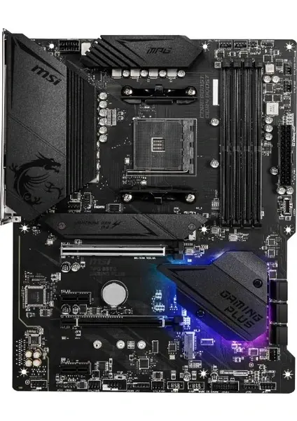 MSI MPG B550 GAMING PLUS AMD B550 AM4 ATX DDR4 4400MHz (OC) PCIe 4.0 Anakart