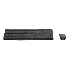 Logitech MK235 Kablosuz Multimedya Klavye Mouse Seti - Siyah (TR Q)