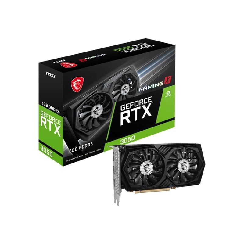 MSI GeForce RTX 3050 GAMING X 6G 6GB GDDR6 96-Bit Ekran Kartı