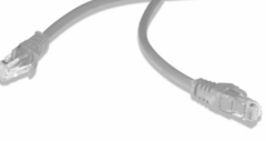 Flaxes FNK-601S CAT6 UTP Patch Kablo 1 Metre 24AWG Gri