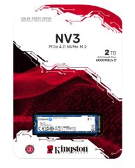 Kingston NV3 2TB NVMe PCIe 4.0 x4 M.2 2280 SSD (SNV3S/2000G)