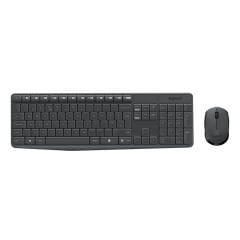 Logitech MK235 Kablosuz Multimedya Klavye Mouse Seti - Siyah (TR Q)