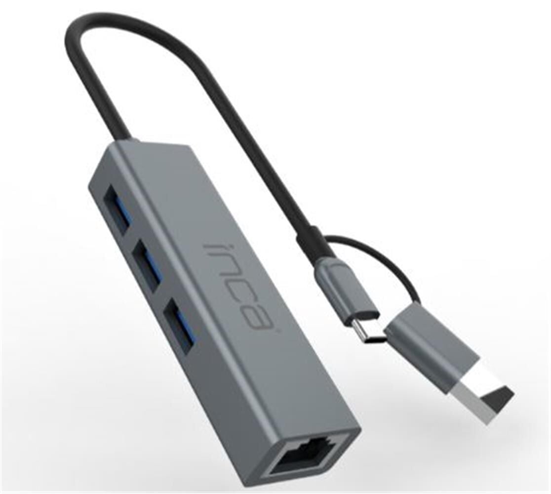 Inca IUTP-03TX 1000 Mbps Type-C 3.1 Çoklayıcı