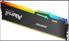 Kingston FURY Beast 32GB DDR5 6000MHz CL30 AMD EXPO / Intel XMP Siyah Soğutuculu Masaüstü RAM (KF560C30BBE/32TR)