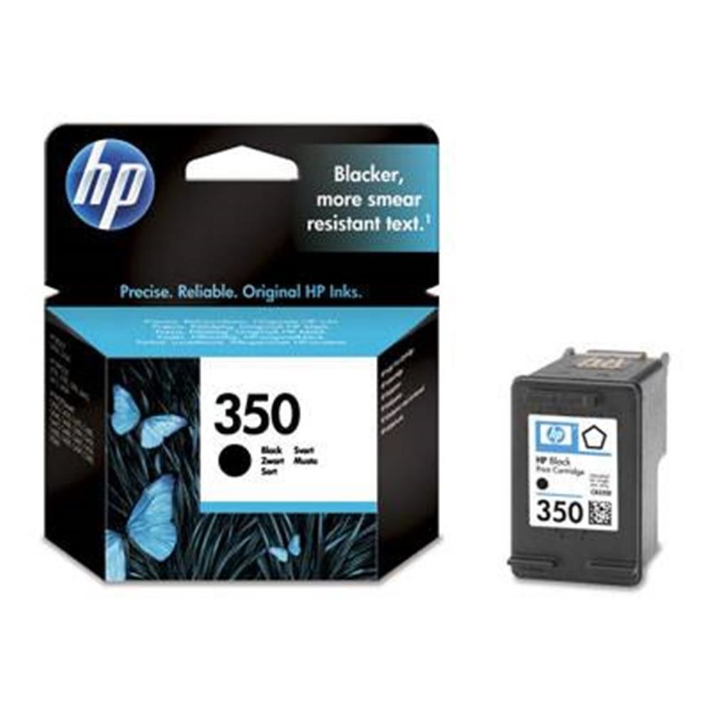 HP 350 Siyah (Black) Orijinal Mürekkep Kartuşu (CB335EE)