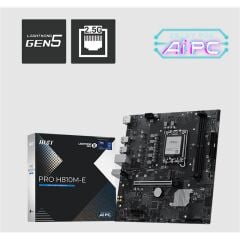 MSI PRO H810M-E DDR5 Intel H810 Soket 1851 6400MT/s(OC) M.2 mATX Anakart