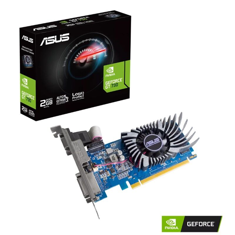 Asus GeForce GT 730 EVO 2GB DDR3 64 Bit Low Profile Ekran Kartı (GT730-2GD3-BRK-EVO)
