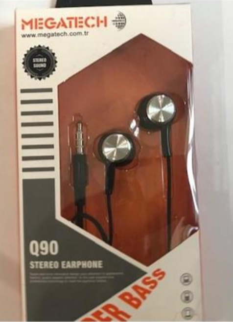 Megatech QG-90 Mıknatıslı Siyah Mikrofonlu Kulaklık 3.5mm Jack Kablolu Stereo Ses Manyetik Kulaklık Akıllı Telefon Tablet Laptop Uyumlu