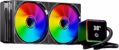 Frisby FCL-240B ARGB 240mm LGA1851 / AM5 / LGA1700 Uyumlu Siyah AIO Sıvı İşlemci Soğutucu