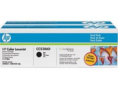 HP 304A Black (Siyah) 2'li Ekonomik Paket LaserJet Toner Kartuşları (2 x 3.500 Sayfa) - CC530AD