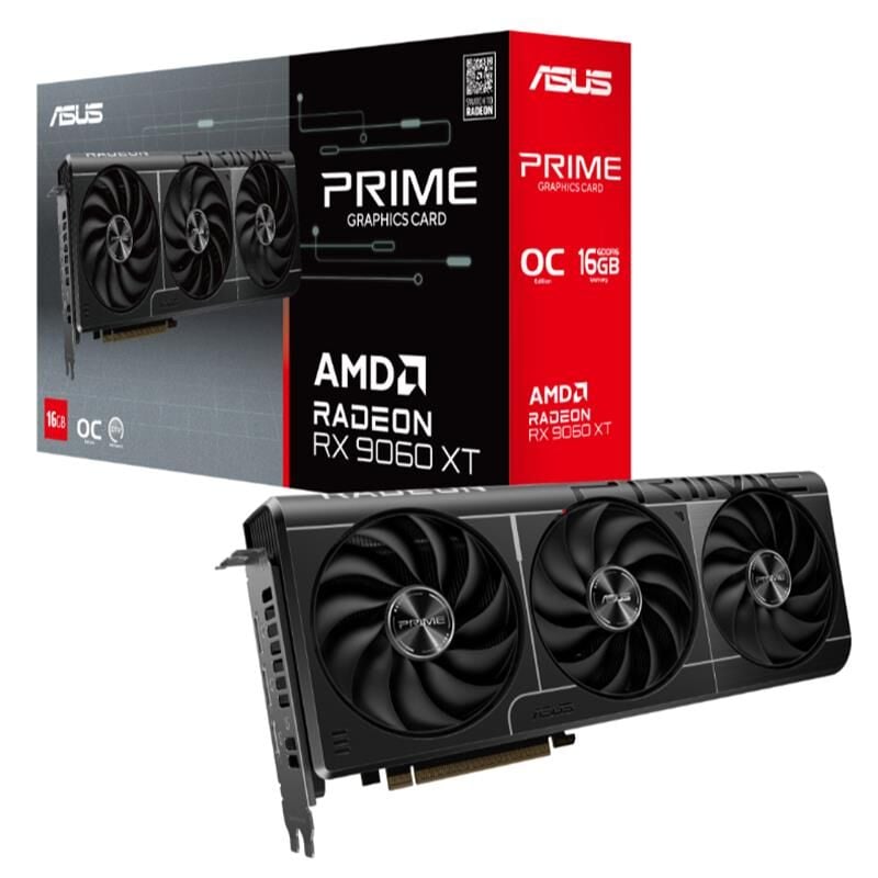 ASUS GEFORCE PRIME-RX9060XT-O16G EKRAN KARTI