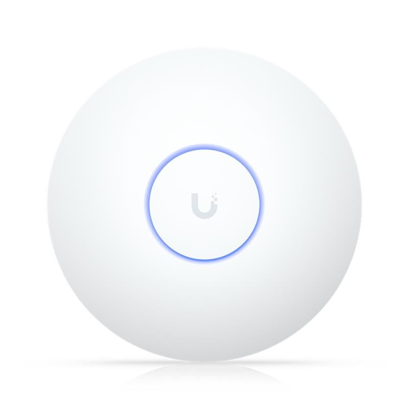 UBIQUITI UniFi U7 Long‑Range (U7‑LR) Dual‑Band Wi‑Fi 7 (802.11be) 5 Spatial Streams 2.4 GHz (2×2) / 5 GHz (3×3) MU‑MIMO 2.5 GbE PoE+ Indoor Ceiling‑Mount Access Point (Adaptörsüz)