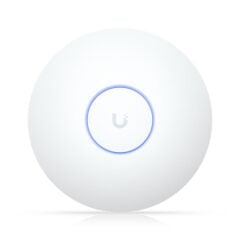 UBIQUITI UniFi U7 Long‑Range (U7‑LR) Dual‑Band Wi‑Fi 7 (802.11be) 5 Spatial Streams 2.4 GHz (2×2) / 5 GHz (3×3) MU‑MIMO 2.5 GbE PoE+ Indoor Ceiling‑Mount Access Point (Adaptörsüz)