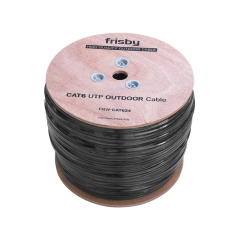 Frisby FNW-CAT624 Outdoor (Dış Ortam) CAT6 UTP 23AWG Bakır Alaşımlı Ağ Kablosu 305 Metre
