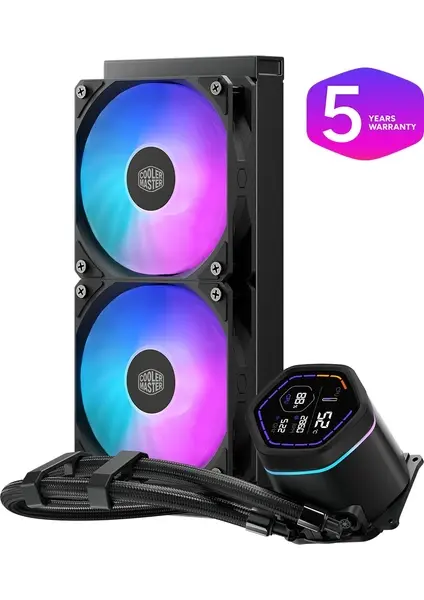 Cooler Master MasterLiquid Nex Digital 240mm ARGB Sıvı Soğutucu 1851/AM5