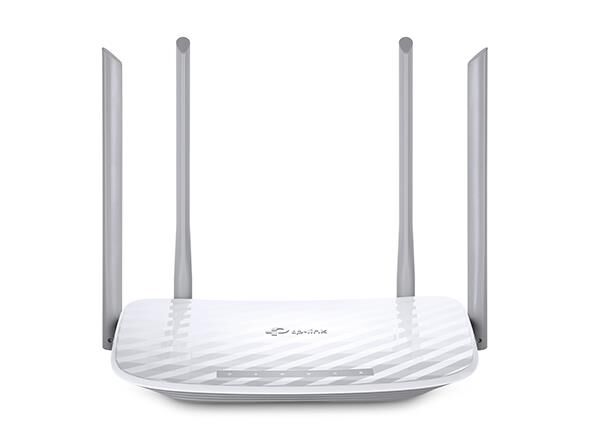 TP‑LINK Archer C50 AC1200 IEEE 802.11ac/n Dual Band 2.4 GHz (300 Mbps) + 5 GHz (867 Mbps) Kablosuz Router 3× 5 dBi Anten 4× LAN 1× WAN Gigabit