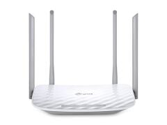 TP‑LINK Archer C50 AC1200 IEEE 802.11ac/n Dual Band 2.4 GHz (300 Mbps) + 5 GHz (867 Mbps) Kablosuz Router 3× 5 dBi Anten 4× LAN 1× WAN Gigabit
