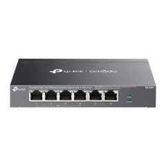 TP‑Link Omada DS106P 4 Port 10/100 Mbps PoE+ + 2 Port 10/100 Mbps Uplink Çelik Kasa Rack‑Mount Switch (Toplam 6 Port, 67 W PoE Bütçe)