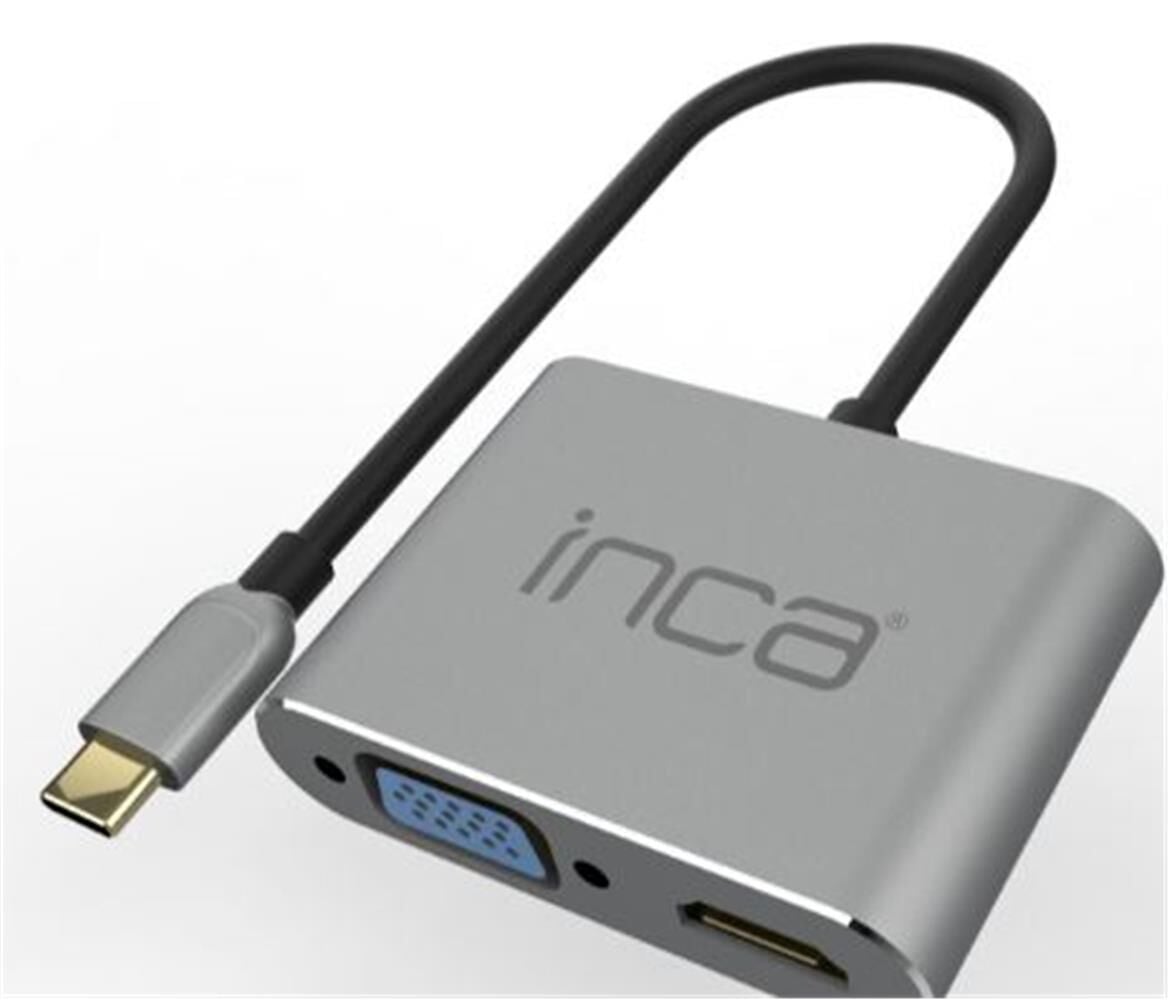 Inca ITPC-06TX 100W Type-C PD + HDMI 4K + USB 3.0 Çoklayıcı Adaptör