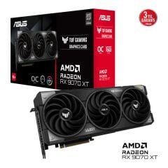 Asus TUF Gaming Radeon RX 9070 XT OC Edition 16GB GDDR6 256-Bit Ekran Kartı (TUF-RX9070XT-O16G-GAMING)