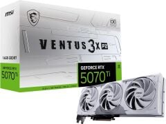 MSI GeForce RTX 5070 Ti 16G VENTUS 3X OC 16GB GDDR7 256-bit PCIe 5.0 DLSS 4 Ekran Kartı