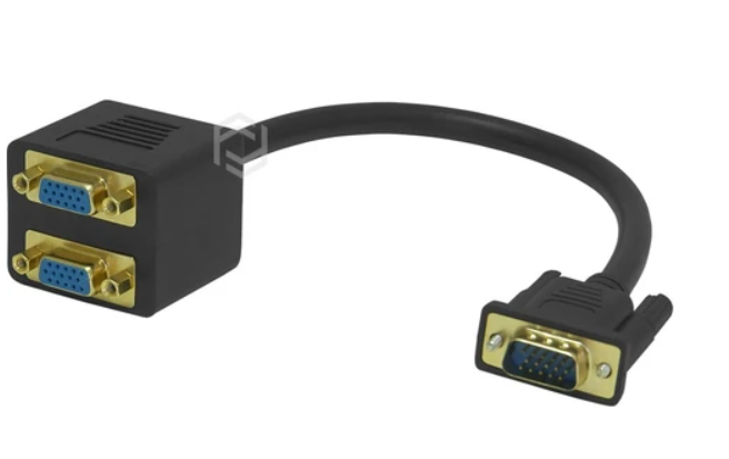 Frisby FA-6678C VGA Erkek - 2 x VGA Dişi Görüntü Çoklayıcı ve Pasif VGA Splitter Adaptör