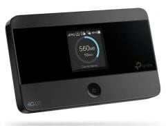 TP‑LINK M7350 300 Mbps 4G LTE Cat4 Mobil Kablosuz Router – 2550 mAh Batarya, Mikro SD Kart Girişi, 2.4/5 GHz Dual‑Band, OLED Ekran