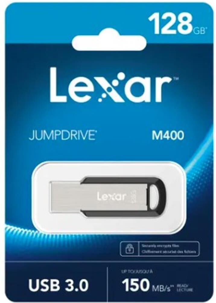 Lexar JumpDrive M400 128GB USB 3.2 Gen 1 150MB/s Metal Gövdeli USB Flash Bellek