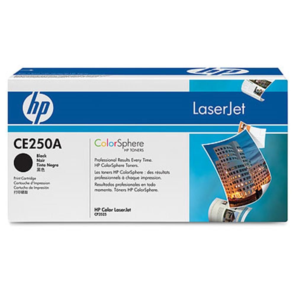 HP 504A Black (Siyah) Orijinal Lazer Toner - Color LaserJet CP3525 / CM3530 (CE250A)