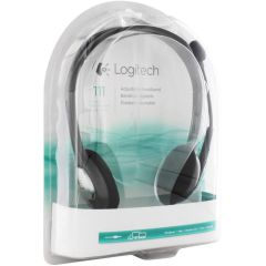 Logitech H111 Multi-Device Stereo 3.5mm Jack Girişli Gürültü Engelleyici Mikrofonlu Kulaküstü Kulaklık (981-000593)