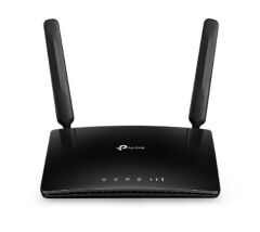 TP‑LINK TL‑MR6400 300 Mbps Wireless N 4G LTE (Cat4) 3G/4G Kablosuz Router, 2.4 GHz, 4‑Port 10/100 Mbps Switch, Mikro‑SIM Yuvası, WPS/Wi‑Fi Açma‑Kapama, Harici Anten